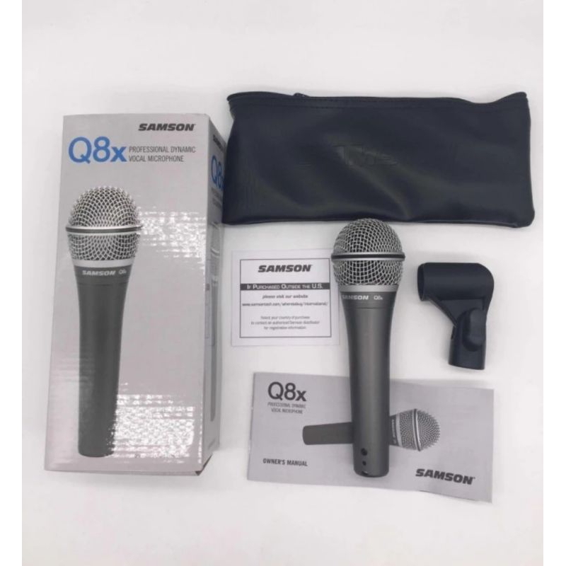 Samson Q8X Microphone Dynamic Profesional Original