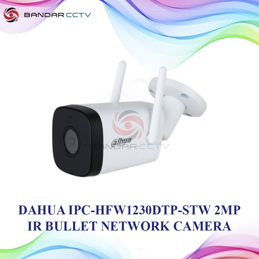 DH-IPC-HFW1230DTP-STW 2MP IR Fixed-focal WiFi Bullet Network Camera