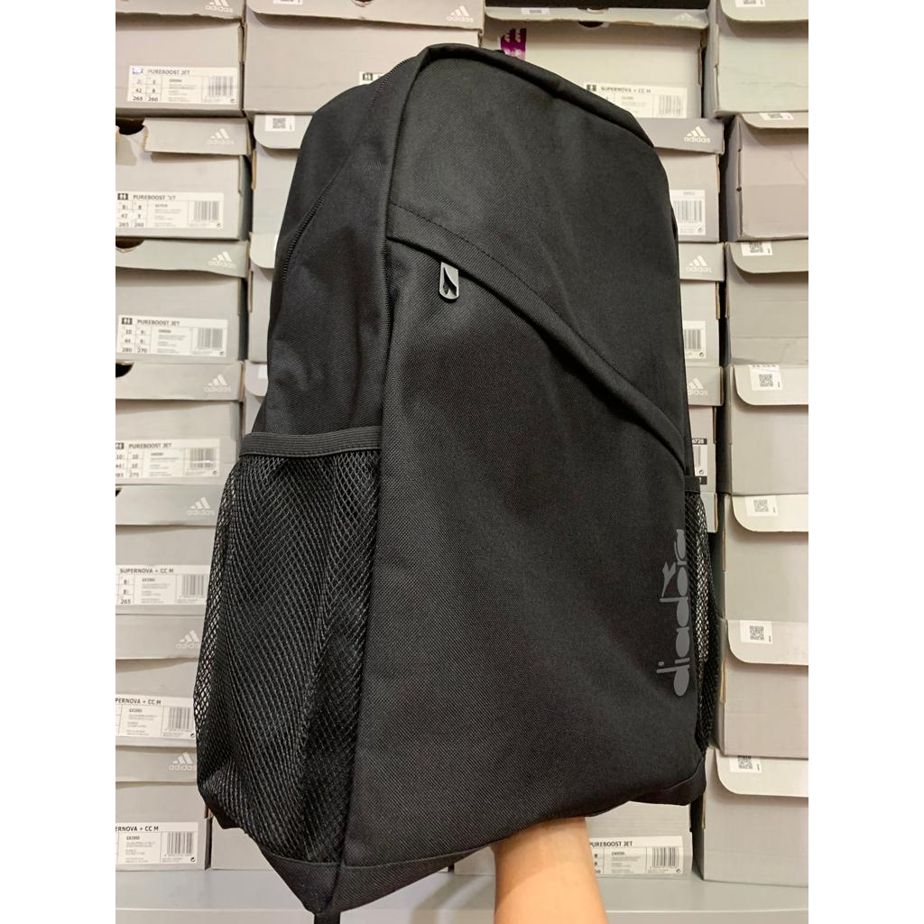 Tas Ransel Diadora Dante Backpack Black DIAXB221001B Unisex Original Bag