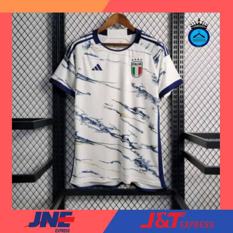 Jersey Itali* Putih Kaos Bola Kaos Futsal