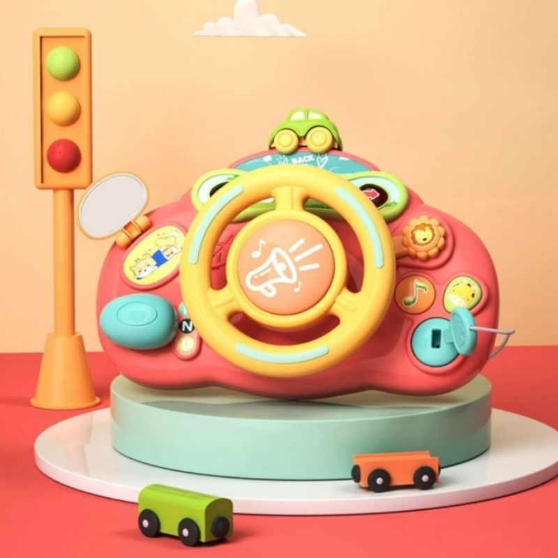 TOYS | Mainan Steering Wheel / Setiran Mobil Mobilan Lampu Anak