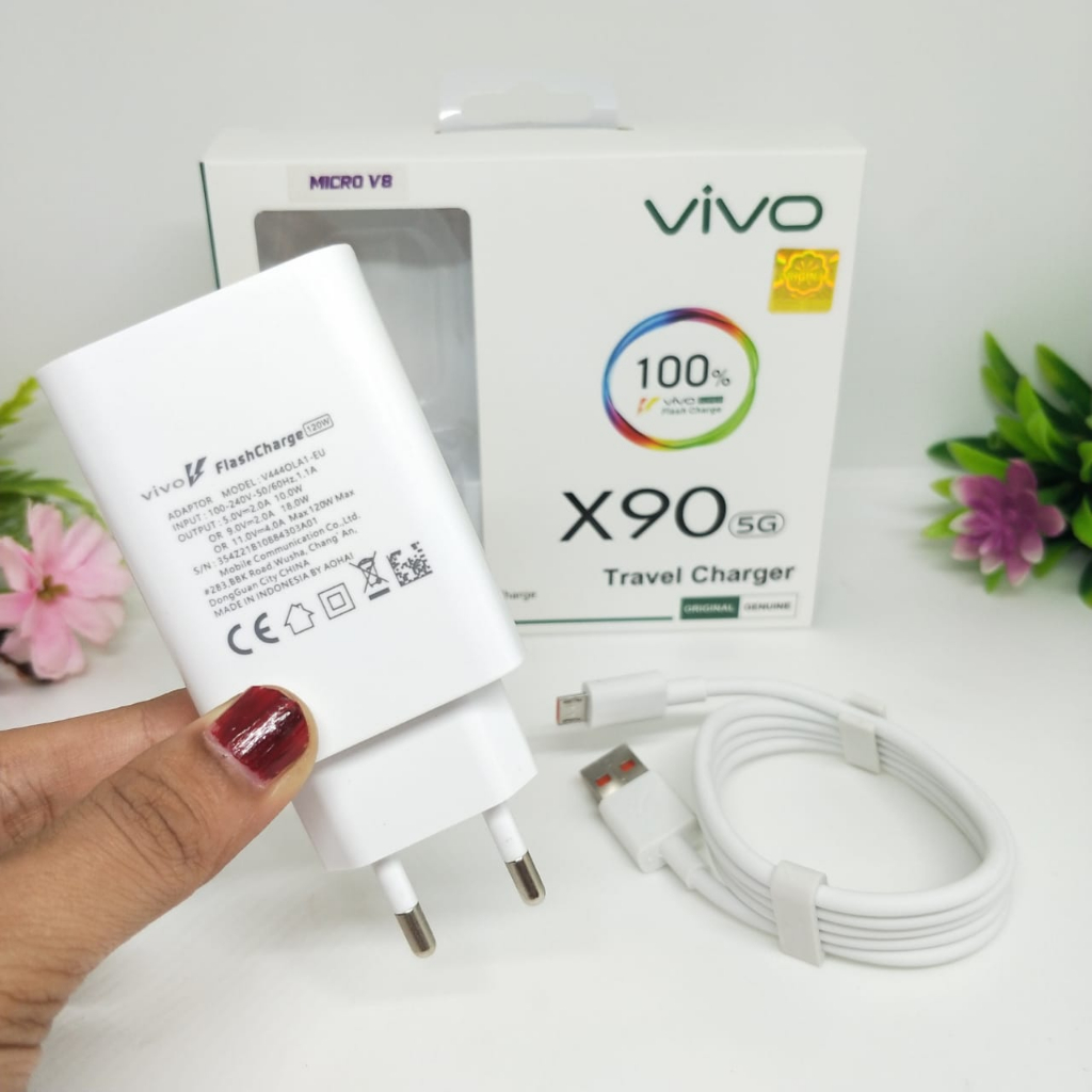 [MINIGO] CHARGER VIVO X90 5G 120W Fast charging ORIGINAL 100% universal for android smartphone