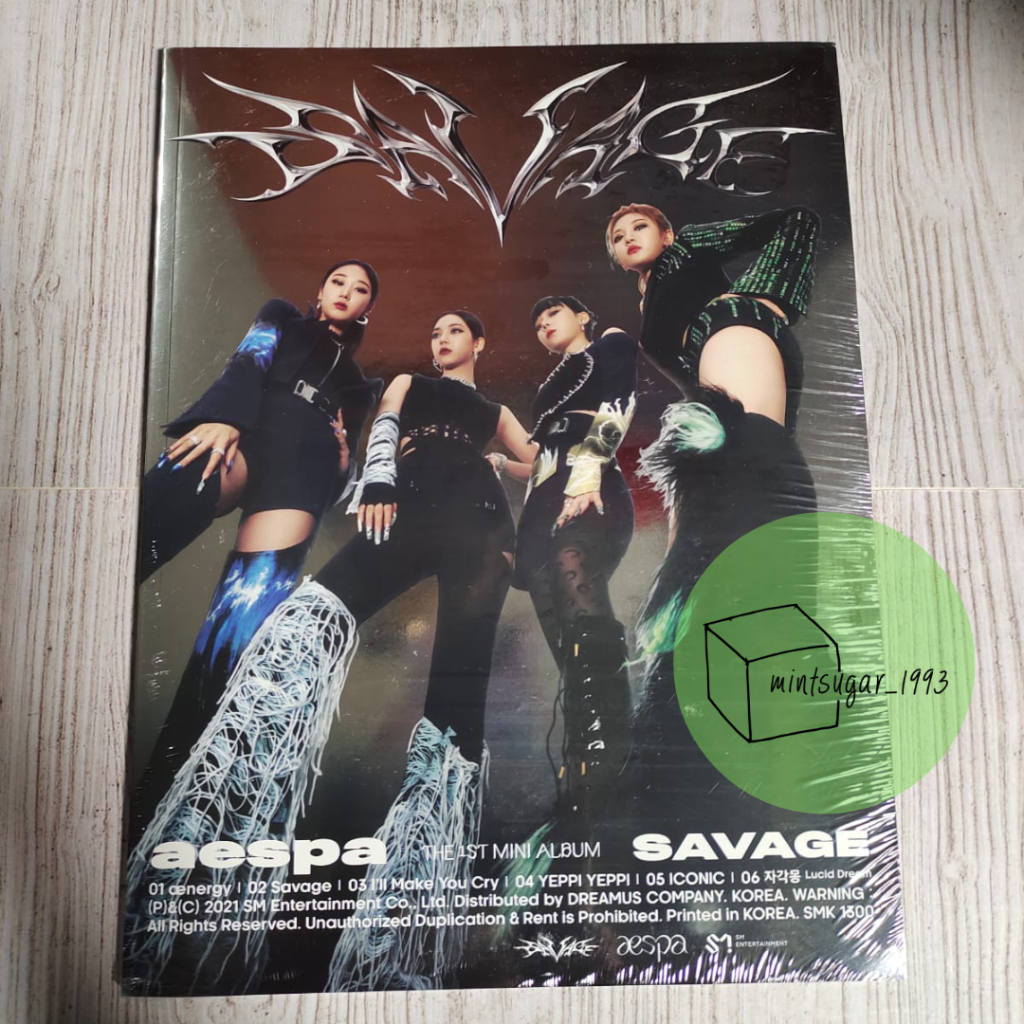 [ READY STOCK SEALED ] AESPA - Mini Album Vol.1 [ Savage ] ( Hallucination Quest Ver. )