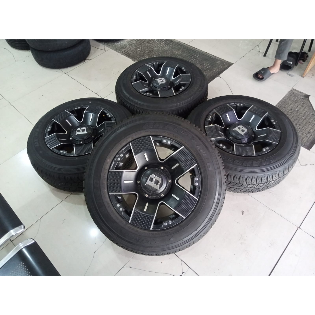 Velg Bekas Mobil Xtrail Ring 17 Balistic Ban 225 70 R17 Dunlop