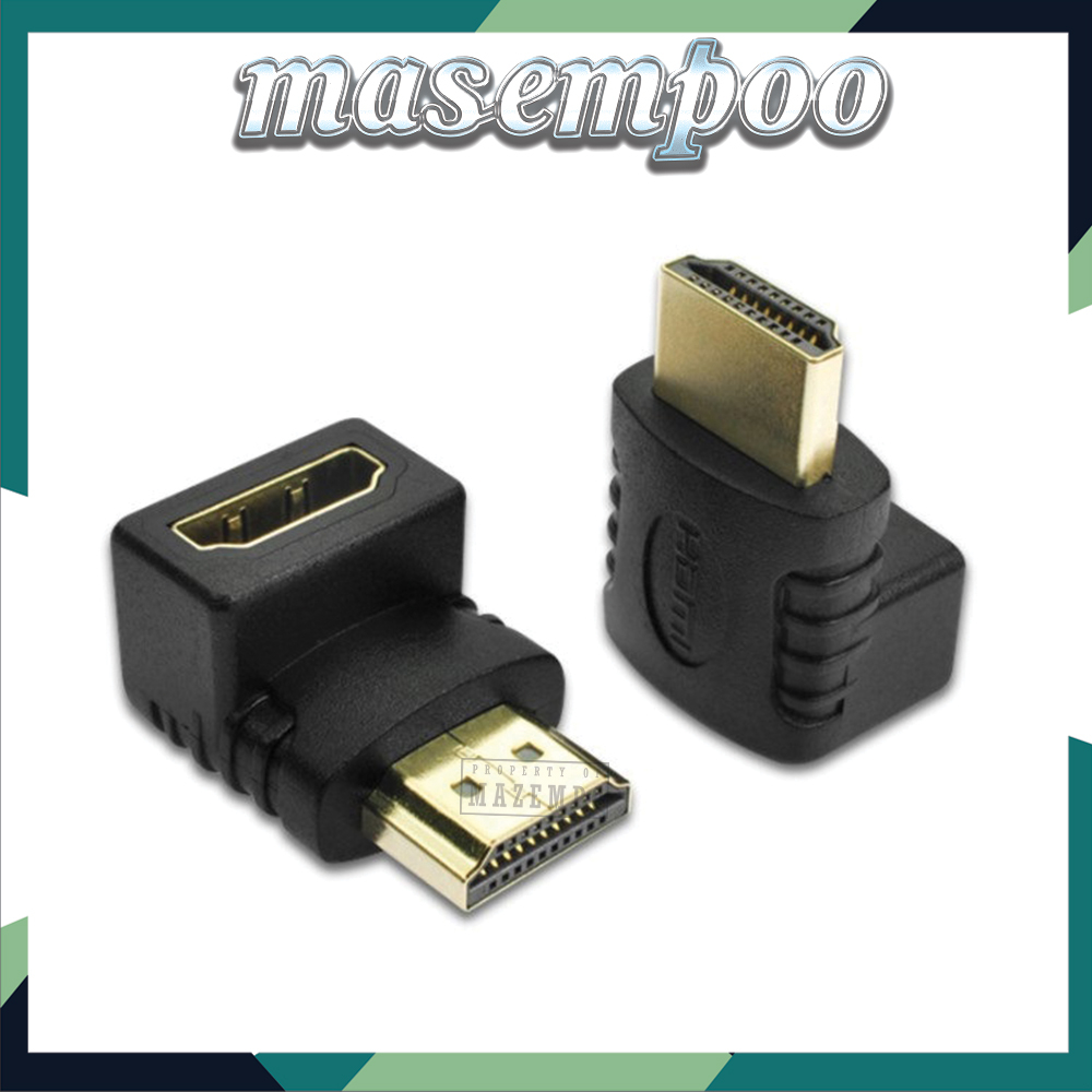 Konektor HDMI MALE FEMALE Adapter SIKU L 90 Drajad Gender Connector