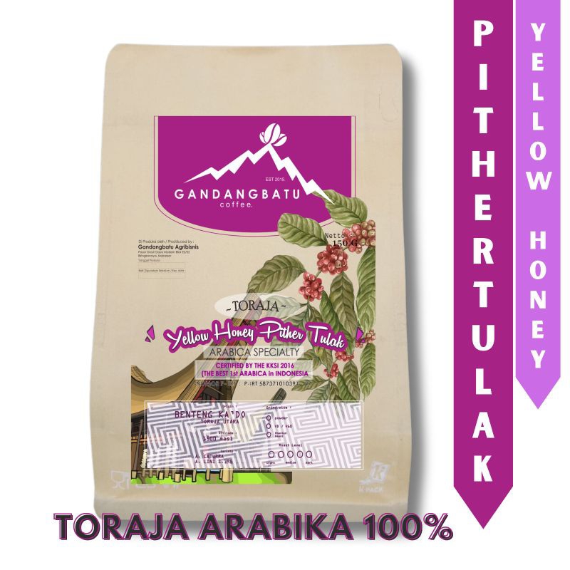 

Kopi Toraja Arabika Phiter Tulak Benteng Kado 150 gram Kopi terbaik 2016 versi Asosiasi Eksportir Kopi Indonesia