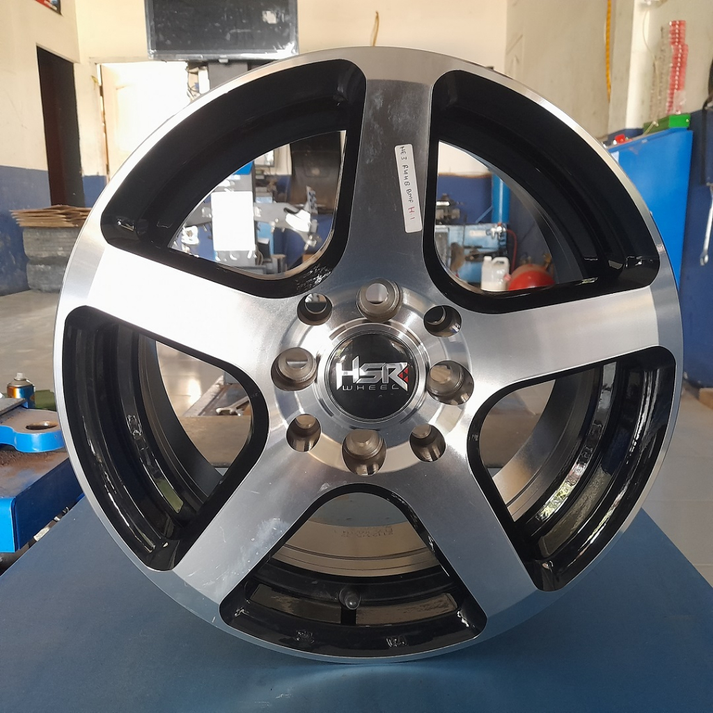 velk mobil palang 5 velg mobil racing hsr type NE 3 pelek mobil ring 14 lubang baut 4