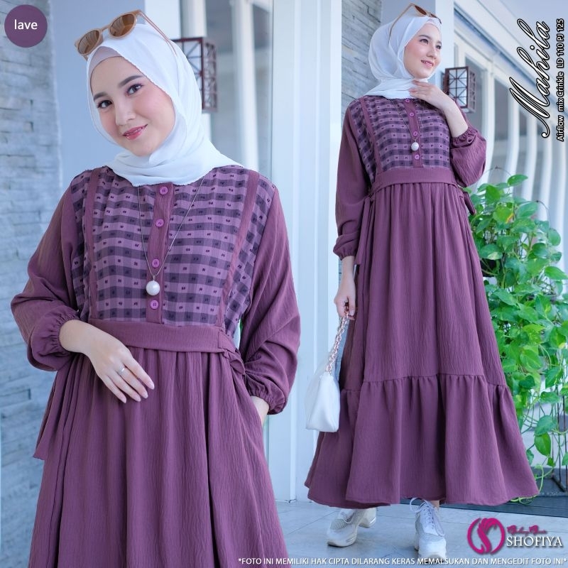 [READY] Mahila By Shofiya Dress Terbaru Busui LD 110