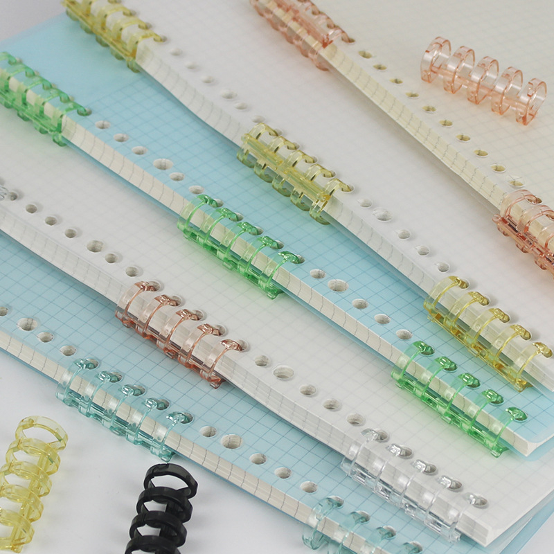 MURMURE | DIY RING BINDER PLASTIK SPIRAL 30 HOLES LUBANG UNTUK LOOSE LEAF PAPER A4 B5 A5 A6 A7 PLASTIC BINDER STRIP