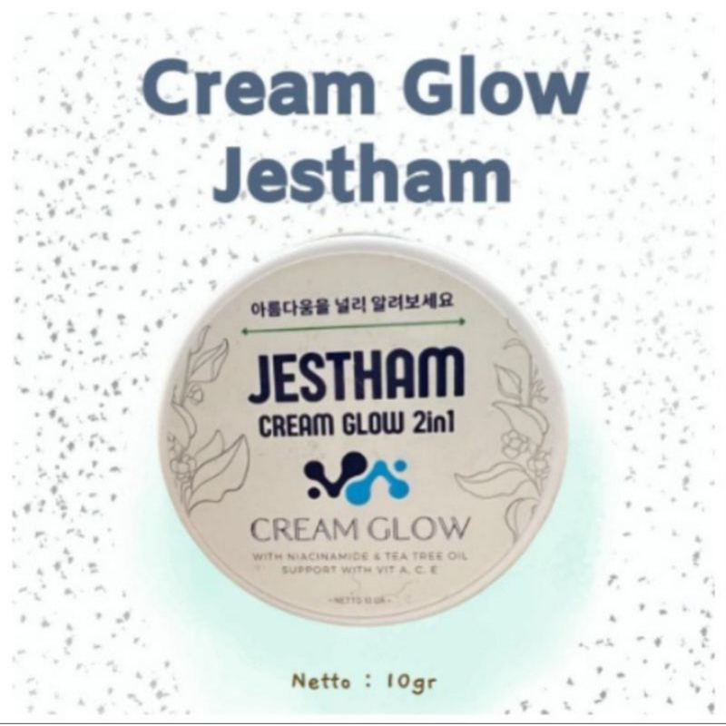 SIAP KIRIM -Jestham Cream Glow 2in1