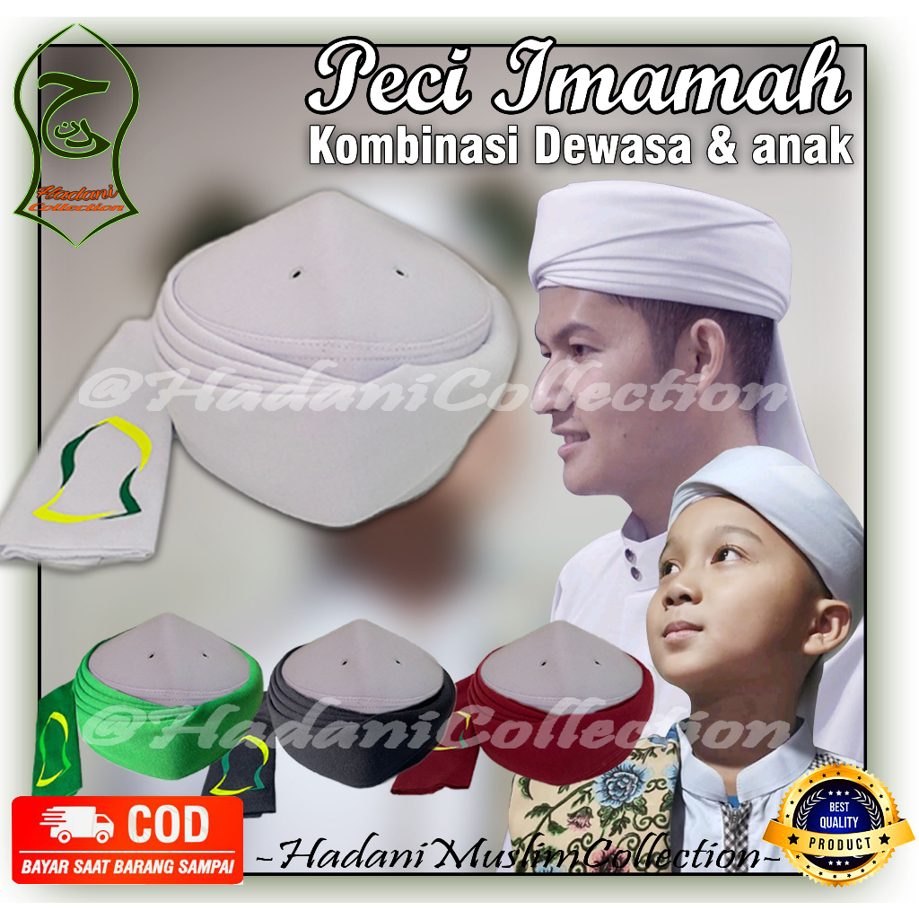 Peci Imamah Instan Permanen / imamah permanen 3 meter