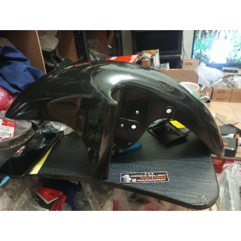 spakbor depan bahan belum cat motor Kawasaki ninja RR original set besi dalem bahan belum dicat