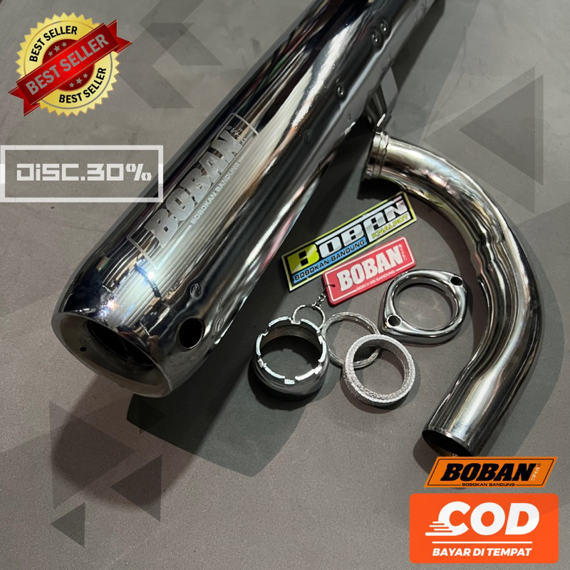 RB Boban Fullset Knalpot Boban C33 Boban Nuklir Boban C39