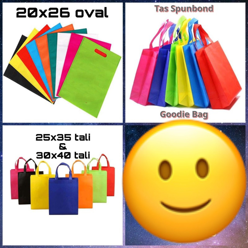 

Tas spunbond/ goodie bag/ tas kain/ tas ulang tahun