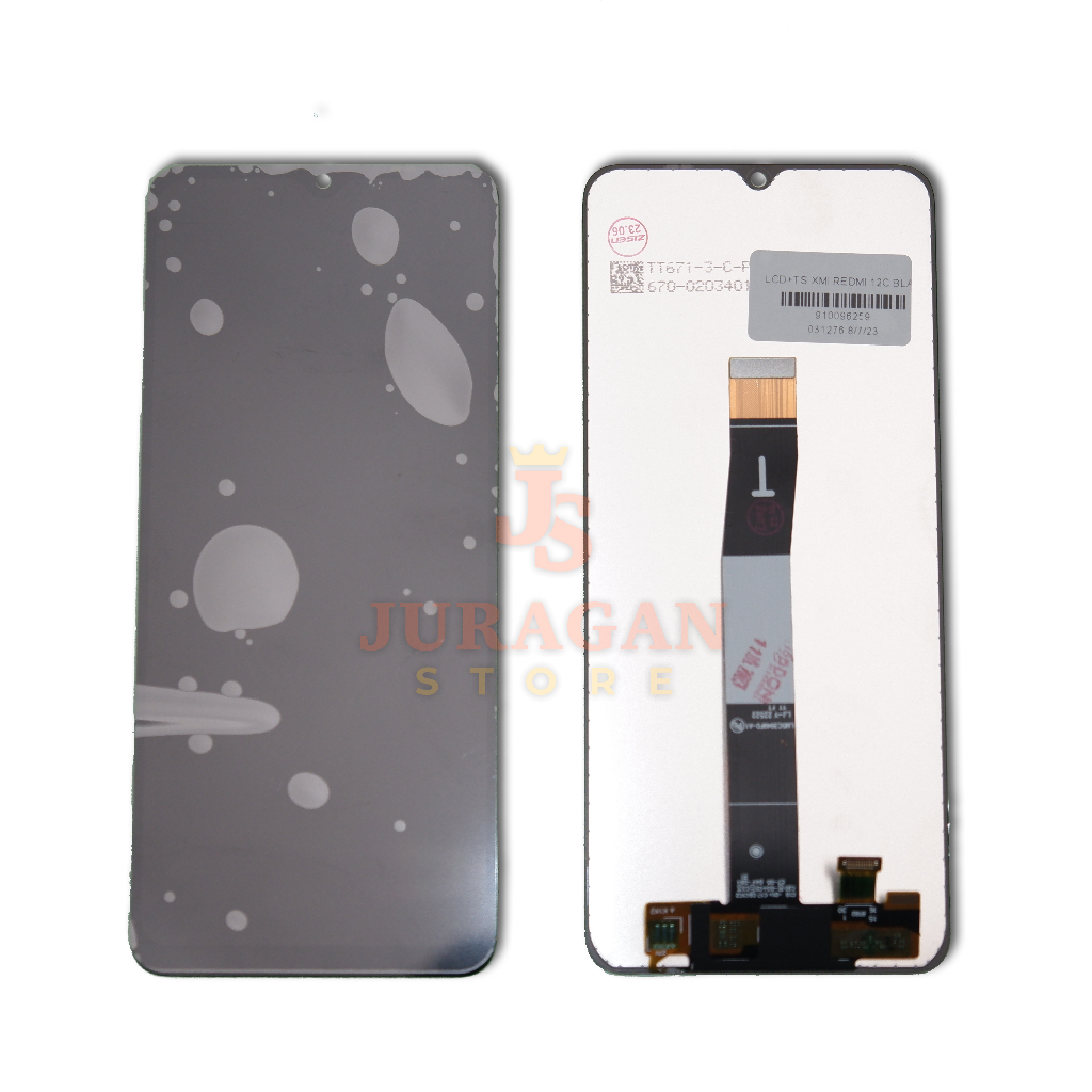 LCD TOUCHSCREEN XIAOMI REDMI 12C - POCOPHONE C55 COMPLETE 1 SET