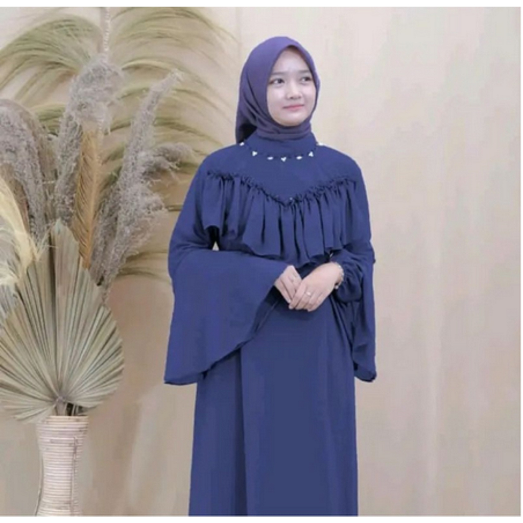 GAMIS CERUTY MUTIARA PAYET FULL FURING LD 110 PB 140 GAMIS PESTA MEWAH
