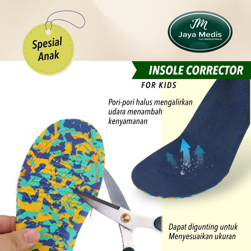 BANTALAN SEPATU UNTUK ANAK2 - INSOLE CORRECTOR FOR KIDS