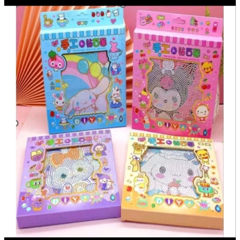 Serbagrosirmurah Stiker besar stiker momo viral isi 100pc anti air stiker Nono mix isi 100pcs DAN STIKER DIAMOND/TEMPELAN MANIK BINGKAI VIRAL