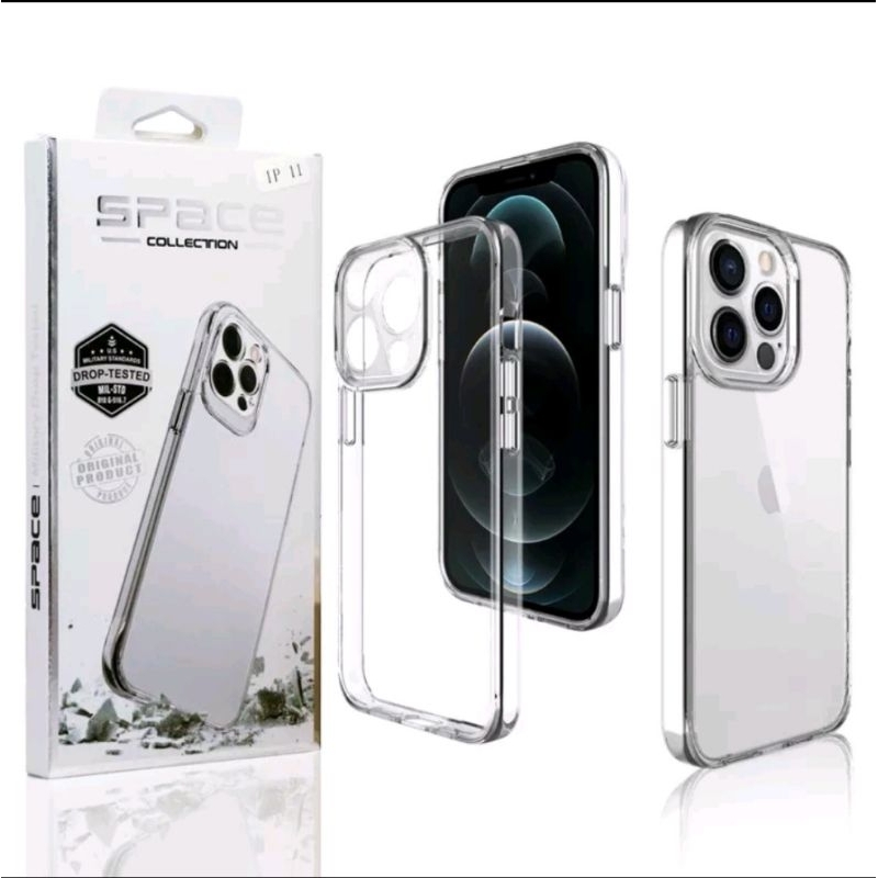 SPACE CASE ACRYLIC + PC / PELINDUNG CAMERA IPHONE 7 7+ 8 8+ X XS XR XSMAX 11 11PRO 11PROMAX 12 12PRO 12PROMAX 13 13PRO 13PROMAX 14 14PRO 14PLUS 14MAX 14PRO PRO MAX