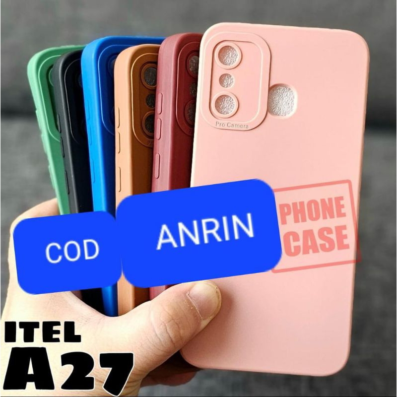 ITEL A27 CASE PRO CAMERA MACARON CASING SOFTCASE SILIKON