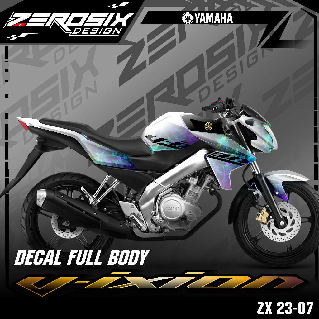 Decal Sticker Fullbody Motor Vixion Lightning - Vixion Old - Vixion NVA - Stiker Motor Vixion Fullbo
