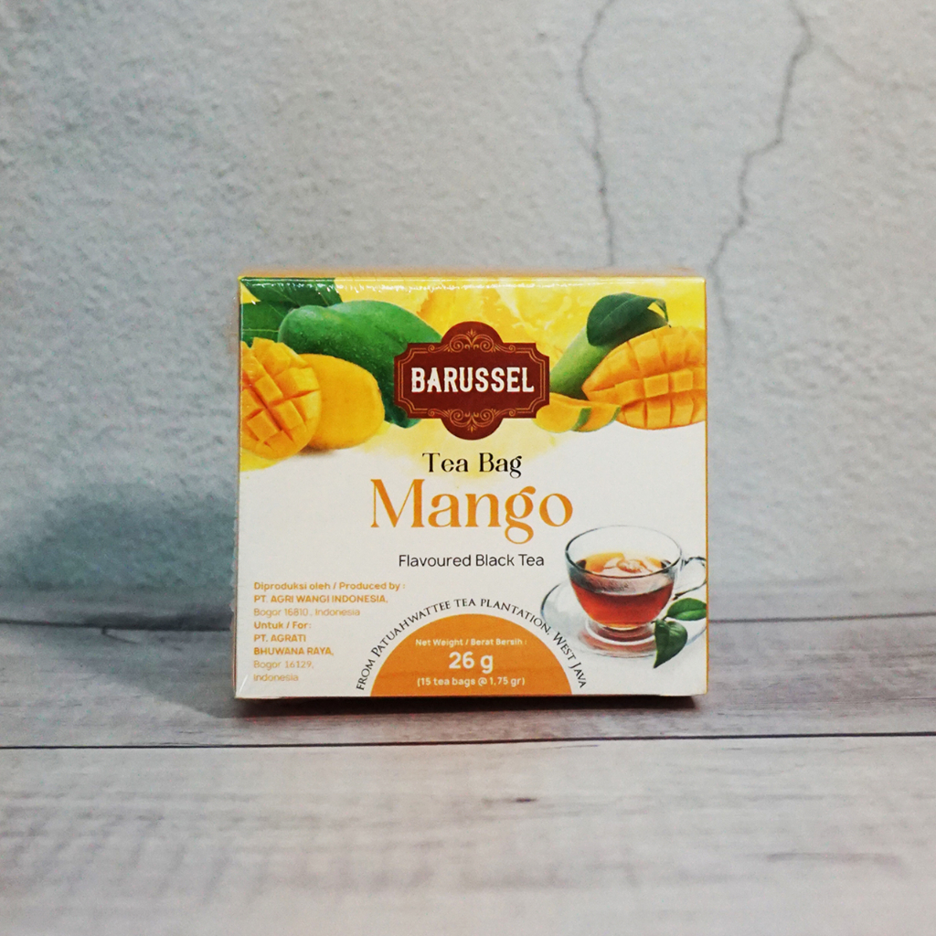 

RB22 BARUSSEL Mango Tea Teh Celup Rasa Buah Mangga