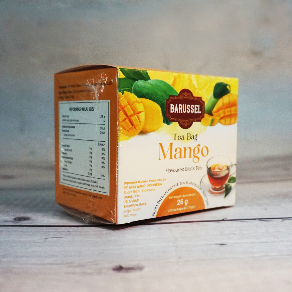 

BARUSSEL Mango Tea Teh Celup Rasa Buah Mangga