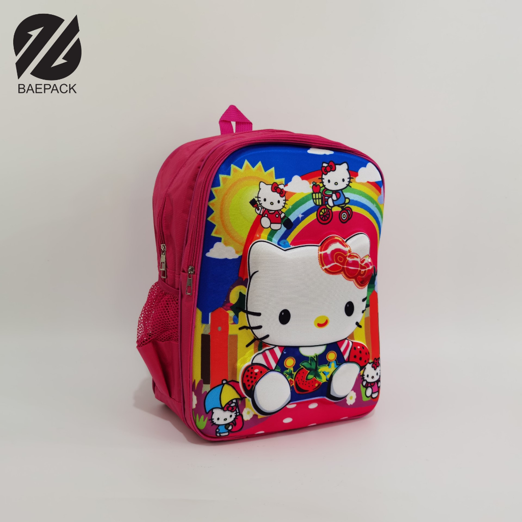 Tas Anak Perempuan Ransel Sekolah  Karakter Pink  / tas anak paud / tas anak tk / tas sekolah / Origal Baepack