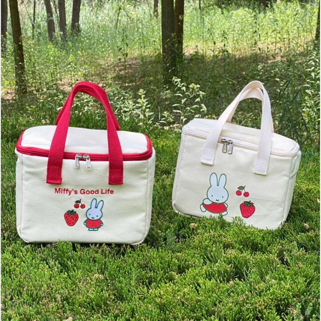 Miffy Strawberry Lunch Box Bag / Tas Bekal Tahan Panas Dingin