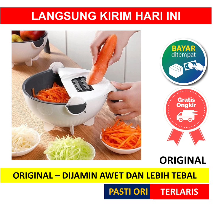 WET BASKET ALAT PEMOTONG SAYUR PARUTAN MULTIFUNGSI SERBAGUNA PENGIRIS BAWANG CUTTER PENGIRIS DRAIN MANGKOK VEGETABLE