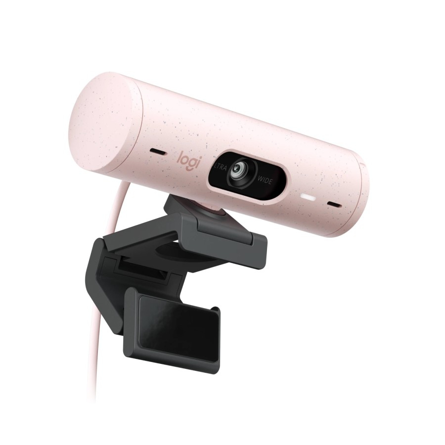 Logitech Brio 500 - 1080p HDR Webcam with Show Mode - Rose