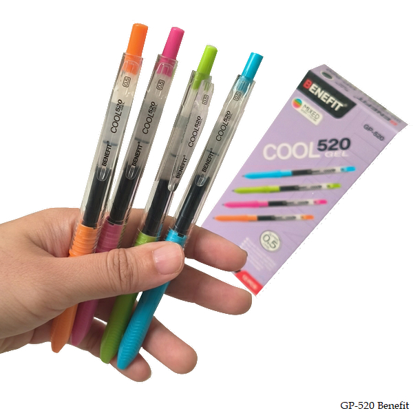 

Benefit Pulpen Cetek GP-520 Ketebalan 0.5 Super Fine - Pulpen Fancy Lucu