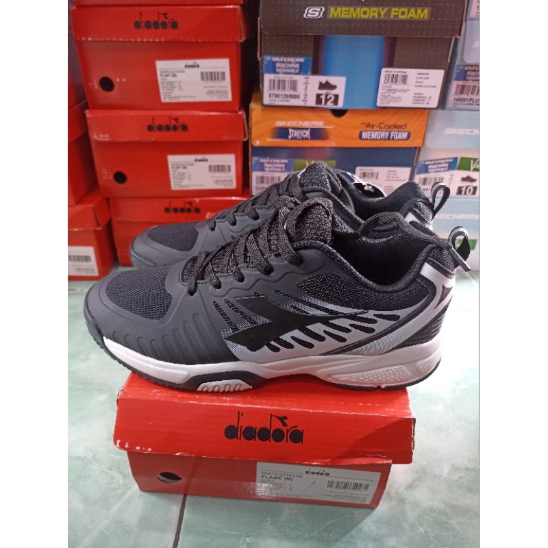 Diadora Flame Sepatu Original Hitam