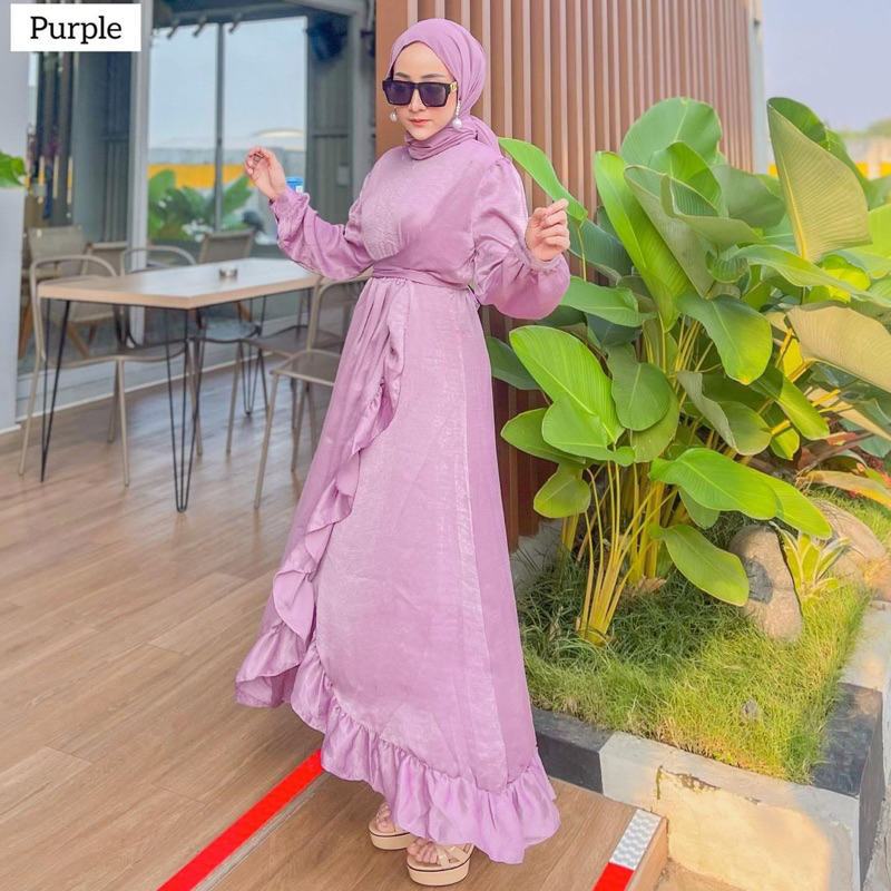 GAMIS MIDI DRES SHAQUEENARA/ MINI DRESS SHIMER