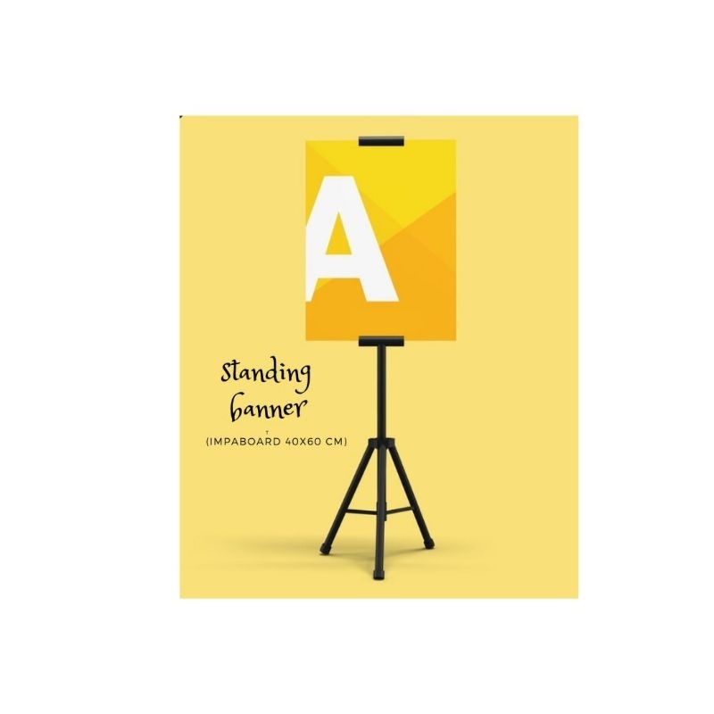 STAND BANNER TRIPOD | Triopod  banner murah standing banner 60 x160