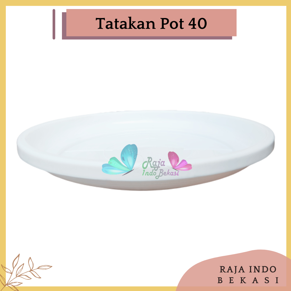 Tatakan Pot 40 Putih Tatakan Pot Bunga Plastik Tatakan Pot 40-60 Plastik Putih Bp Gl Gbl Bp Nkt Untuk Pot 40CM Alas Pot Bunga 40 45 Cm Putih