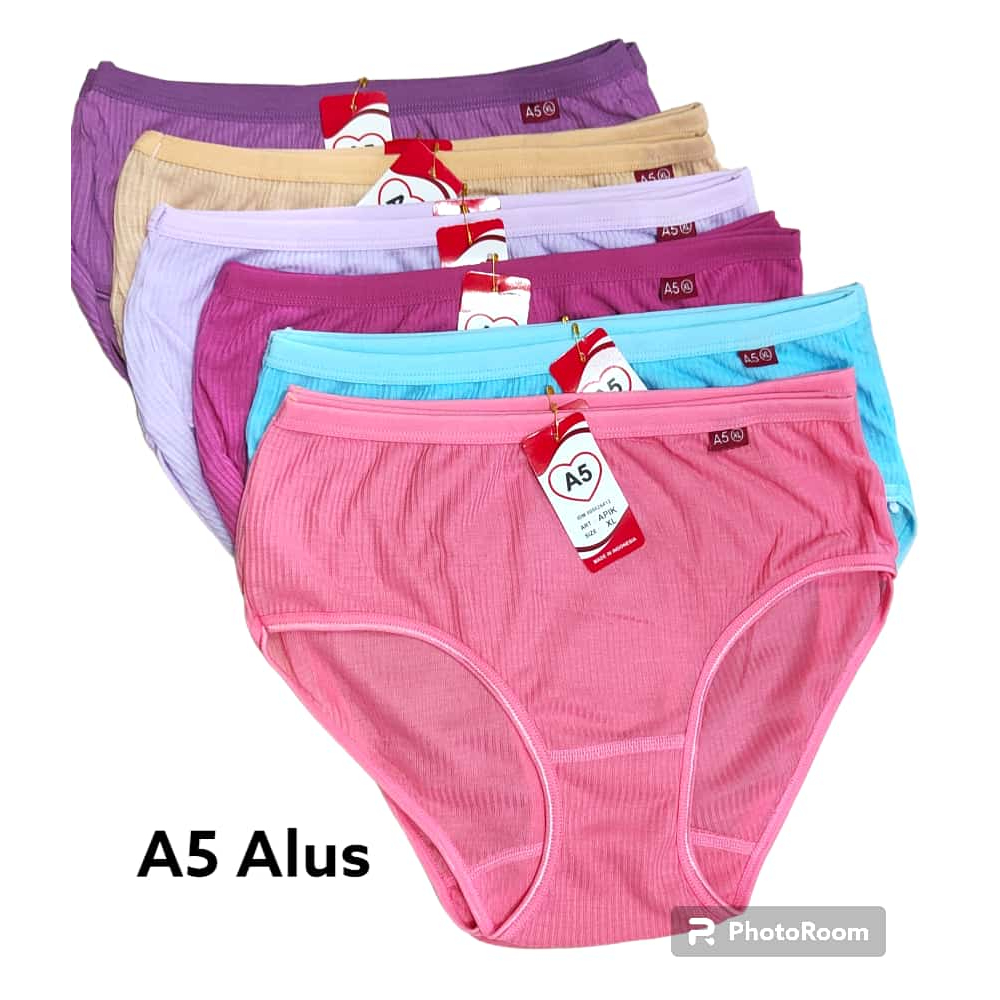 12 Pcs-BEEE_91/Celana Dalam Wanita / Cd Polister/ Cd Cotton