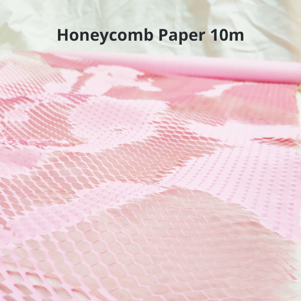 

Pink honeycomb paper / honeycomb paper merah muda pink 10 meter / 10m honeycomb paper