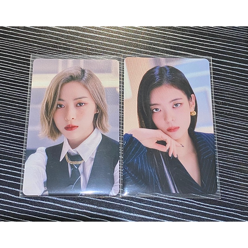 itzy ryujin lia checkmate japan official merchandise pc photocard set