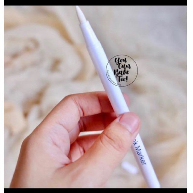 

White Edible Pen