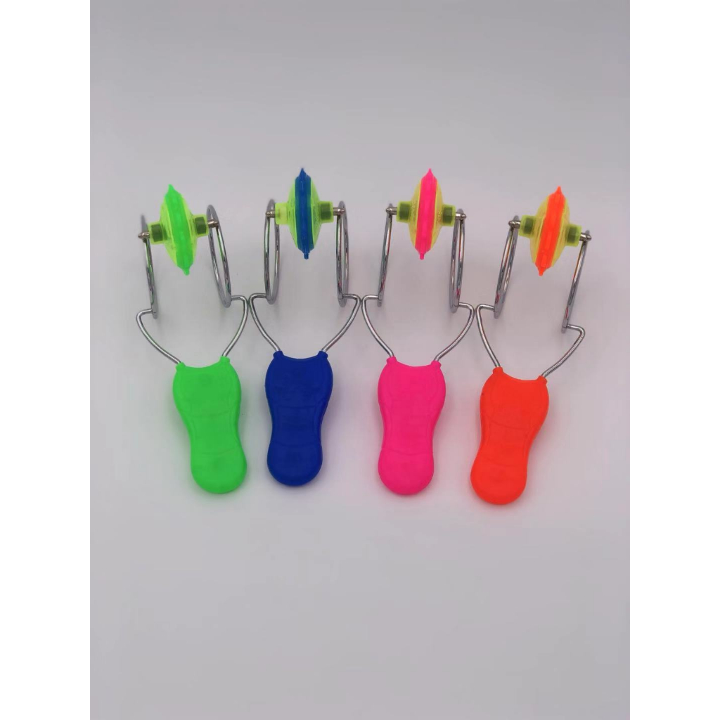 (JC) Mainan gagang Gangsing lampu LED Gasing magnetik