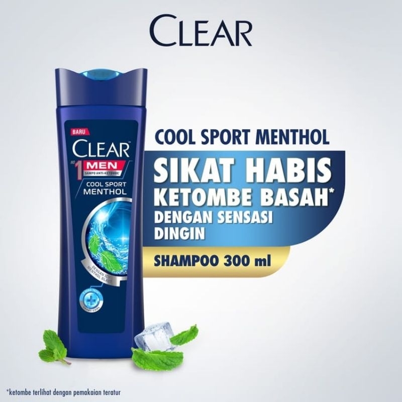 Clear Men Shampoo Cool Sport Menthol 300 ML