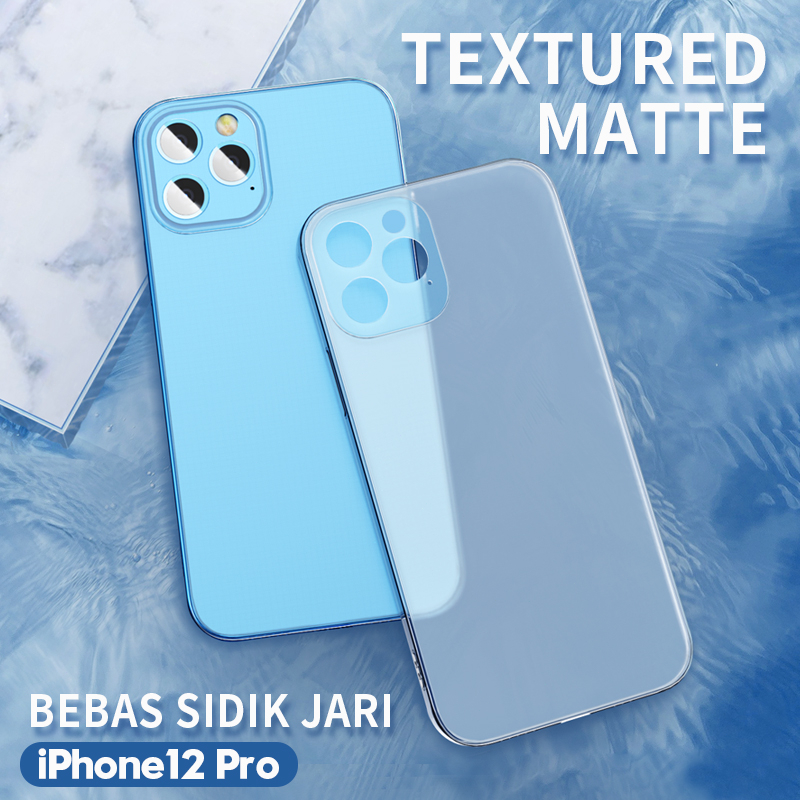 IPHONE 12 PHONE SOFT CASE Liquid Matte Blue/Transparan Mobile Phone Case Silikon Cair Baru All-Inclu