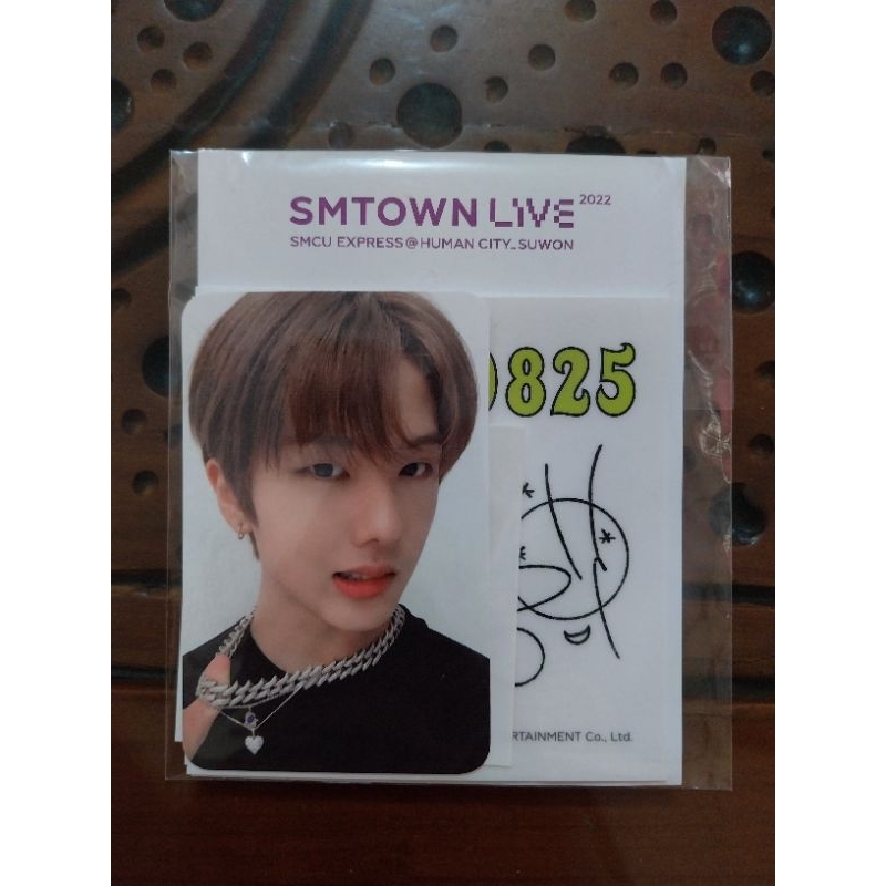 smcu ar tattoo sticker set jisung sealed