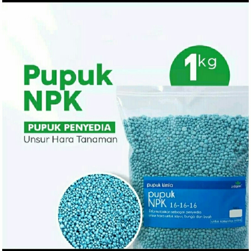 Pupuk NPK Mutiara 16.16.16 1kg