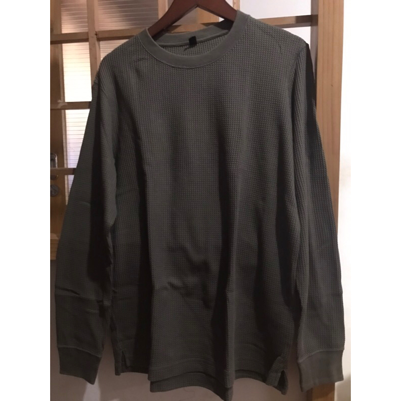 waffle longsleeve uniqlo