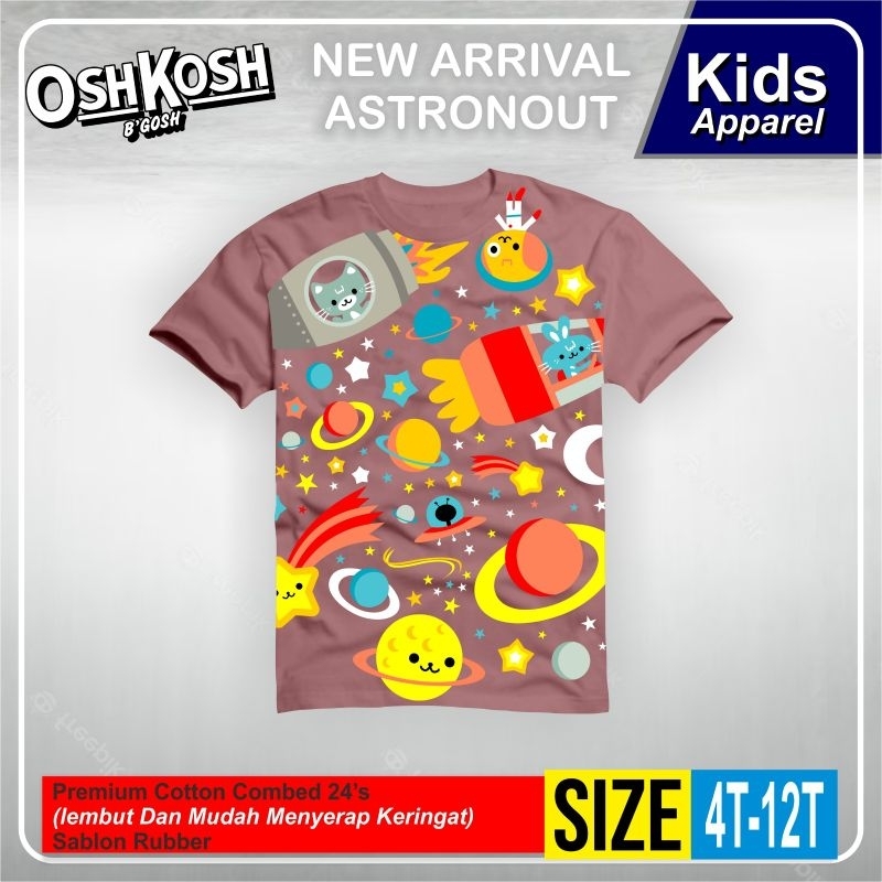 Kaos Anak Lengan Pendek 4-12