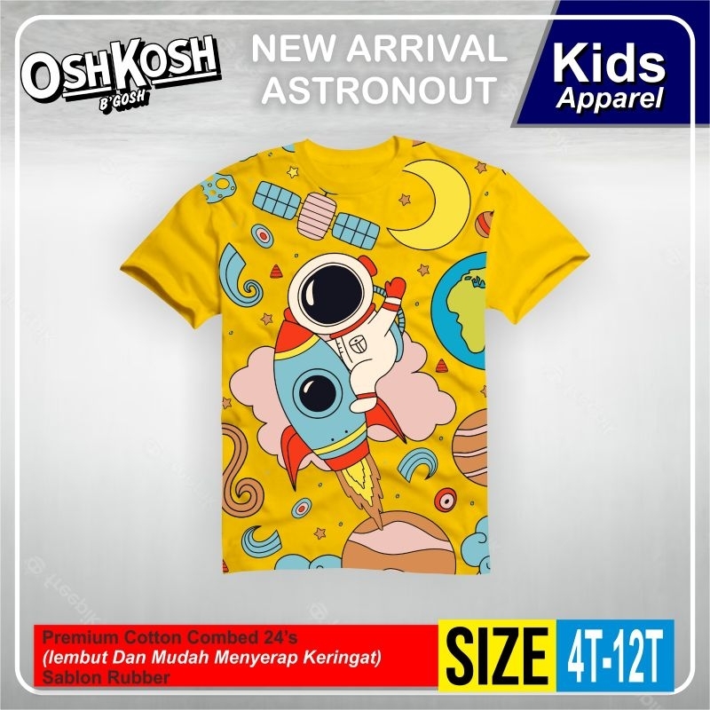 Kaos Anak Lengan Pendek 4-12