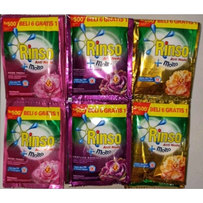 RINSO CAIR SACHET 500an