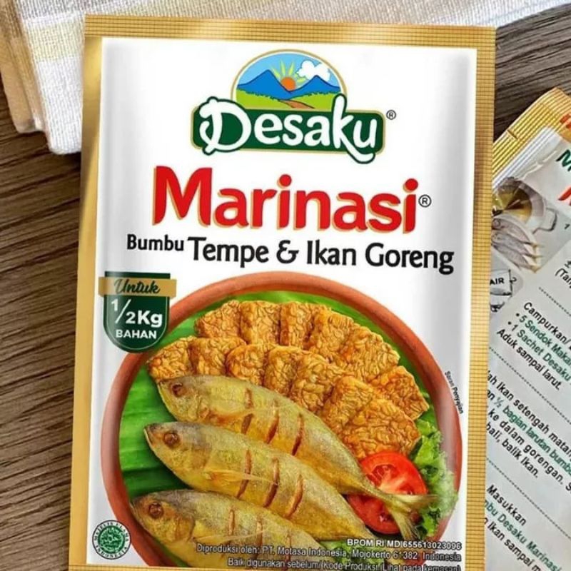 

Desaku Marinasi Bumbu Gorengan Tempe Ikan dan Ayam